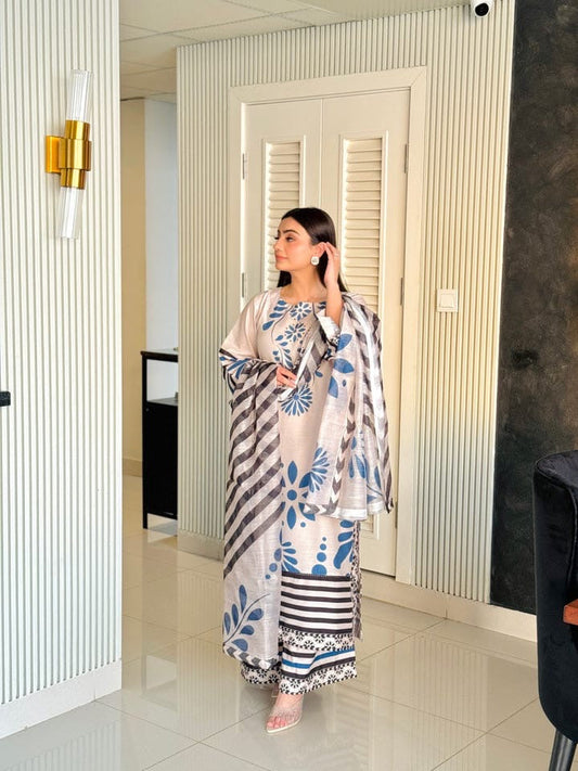 Rangoon (Stitched 3 Pcs)