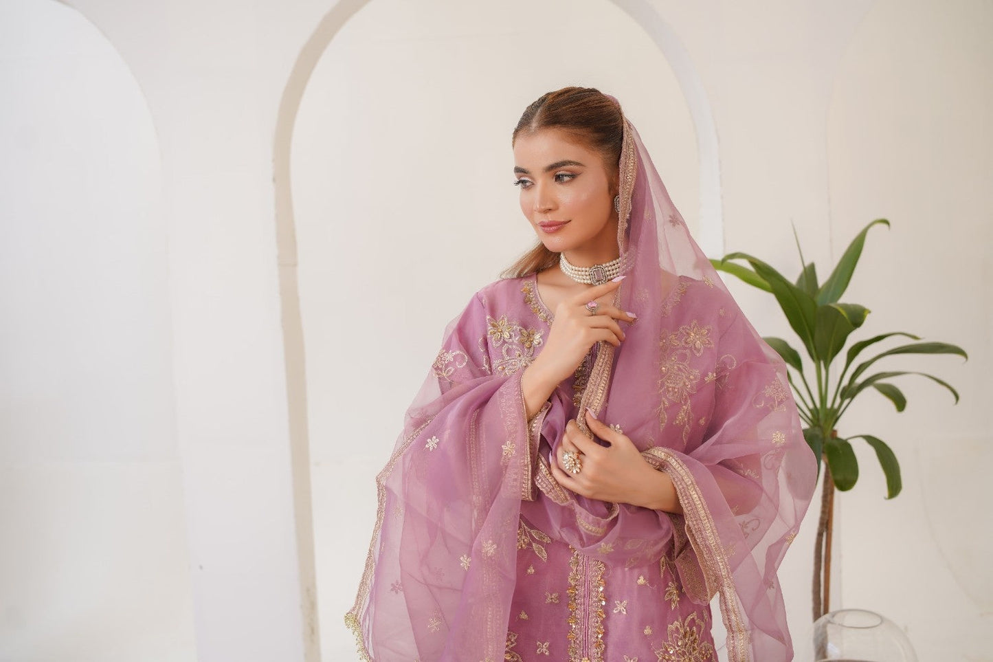 Kajal Pink (Stitched 3 Pcs)