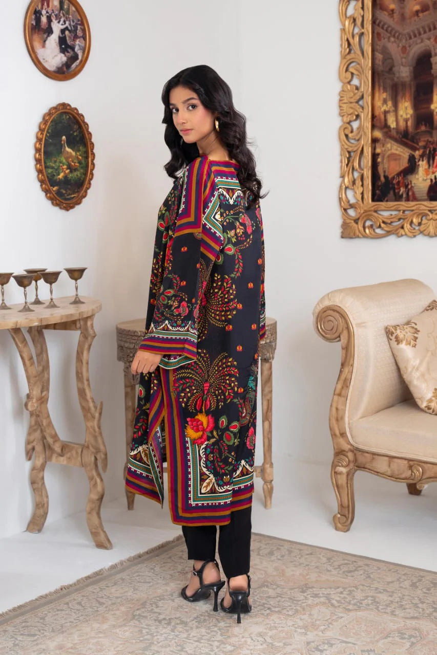 Zarqa (Stitched 2 Pcs)