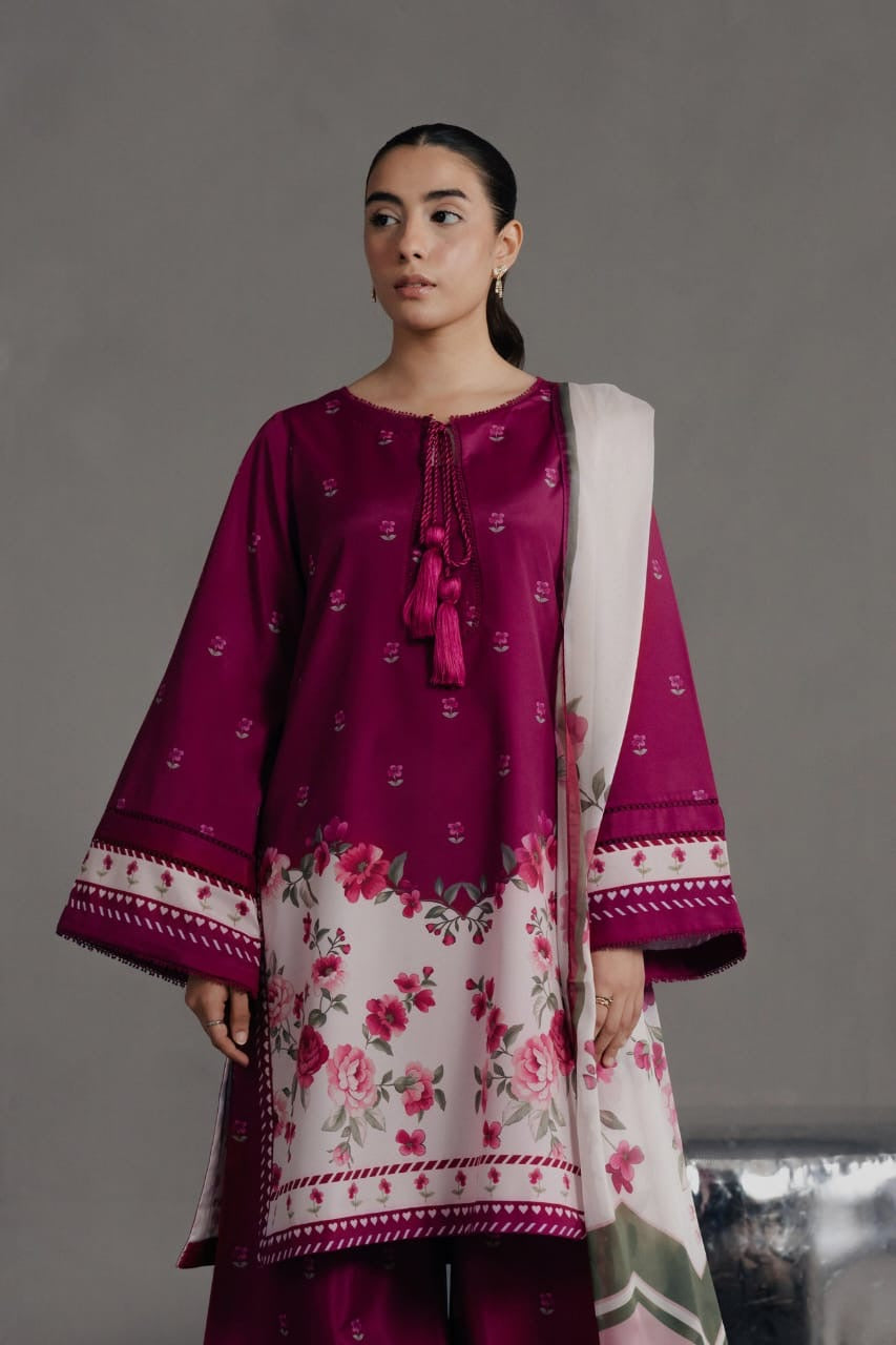 Monochrome (Stitched 3 Pcs)