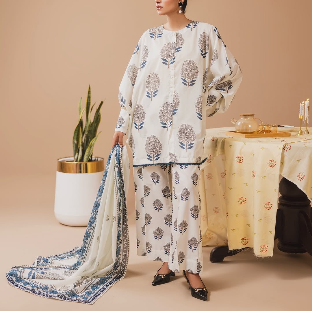 Noorzaar (Stitched 3 Pcs)