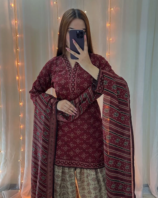 Mehrunnisa (Stitched 3 Pcs)