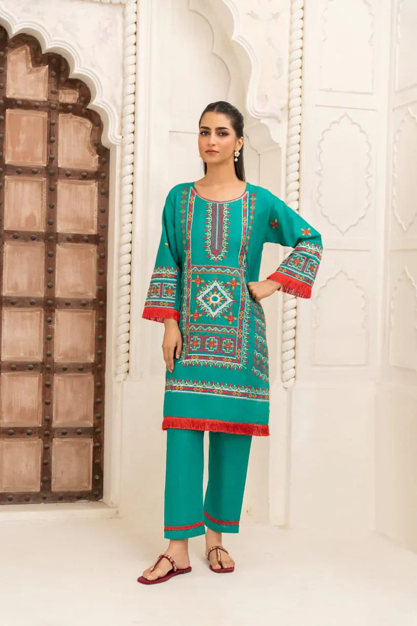 Jenifer Embroidery 2 Pcs