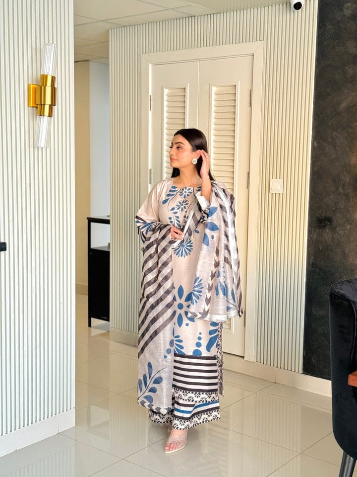 Rangoon (Stitched 3 Pcs)