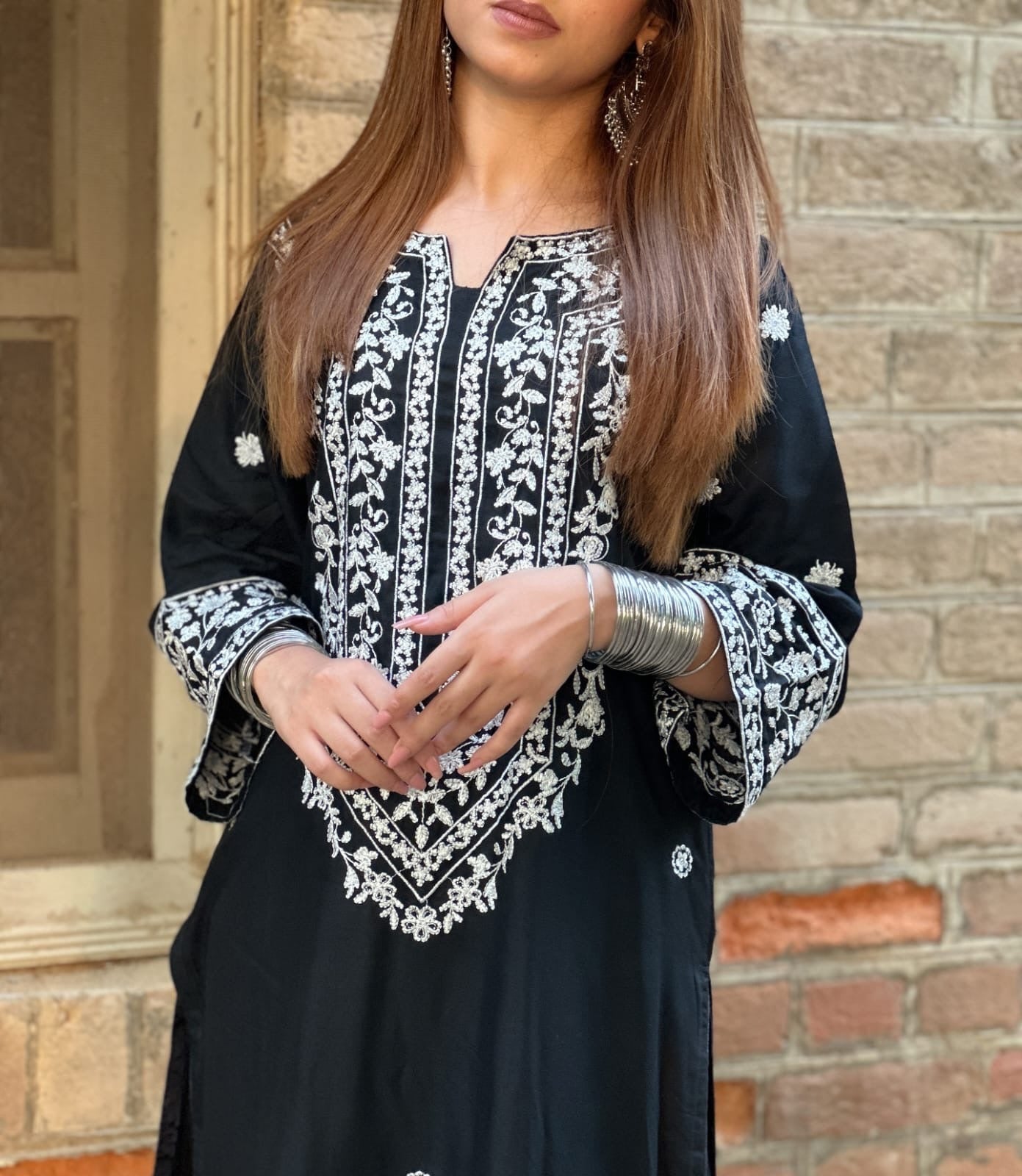 Noir Black (Stitched 2 Pcs)