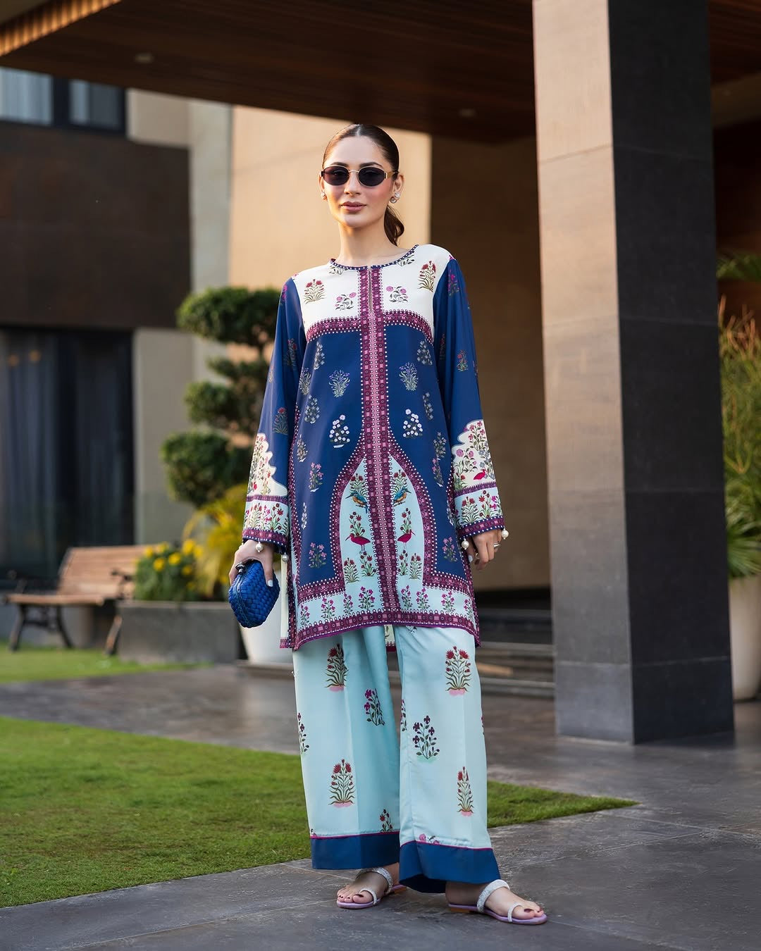 Gulnar (Stitched 2 Pcs)