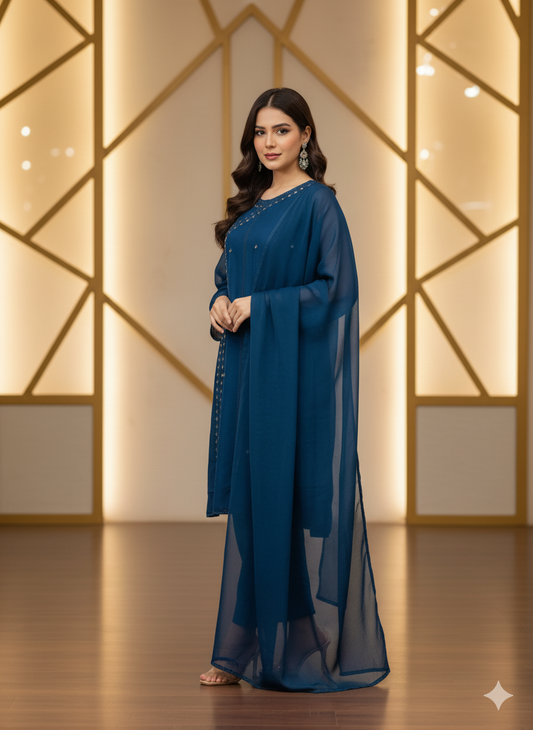 Mahnoor Zinc (Stitched 3 Pcs)