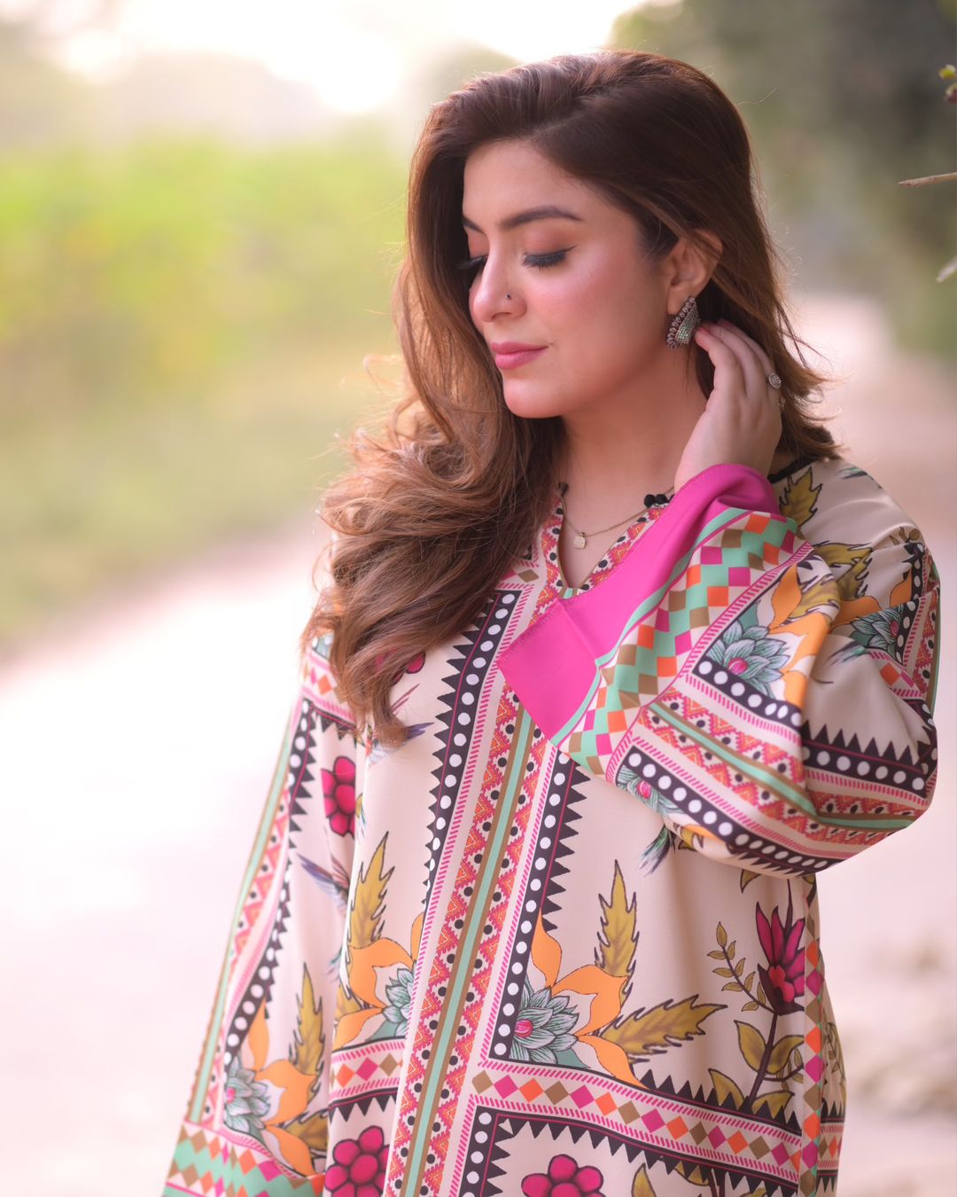 Kayseria White (Stitched 2 Pcs)