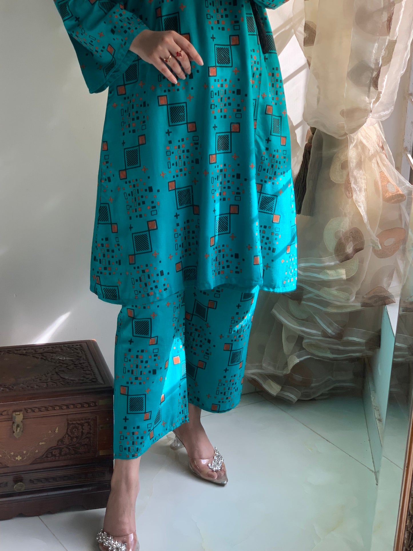 Maha (Stitched 2 Pcs)