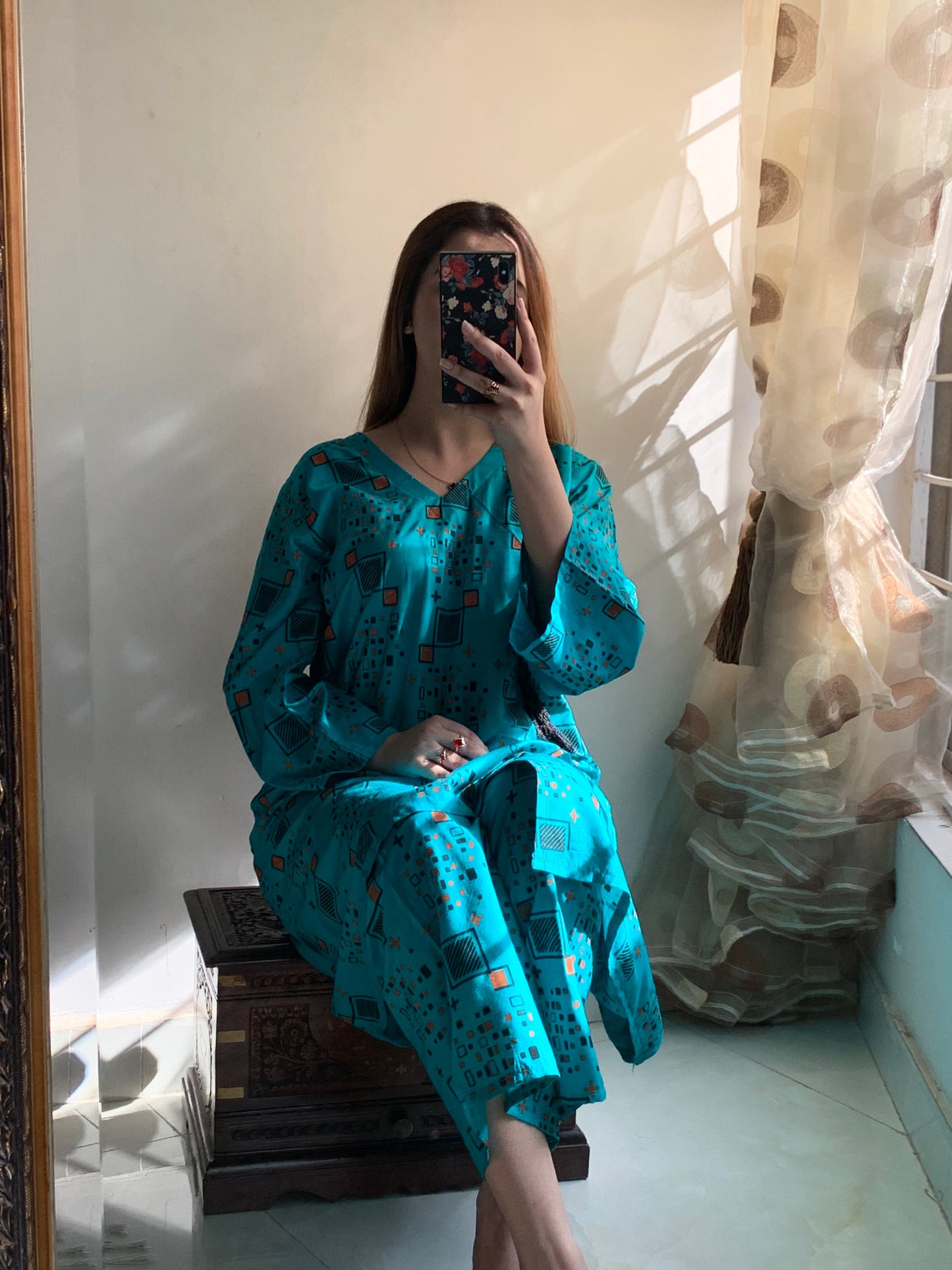 Maha (Stitched 2 Pcs)