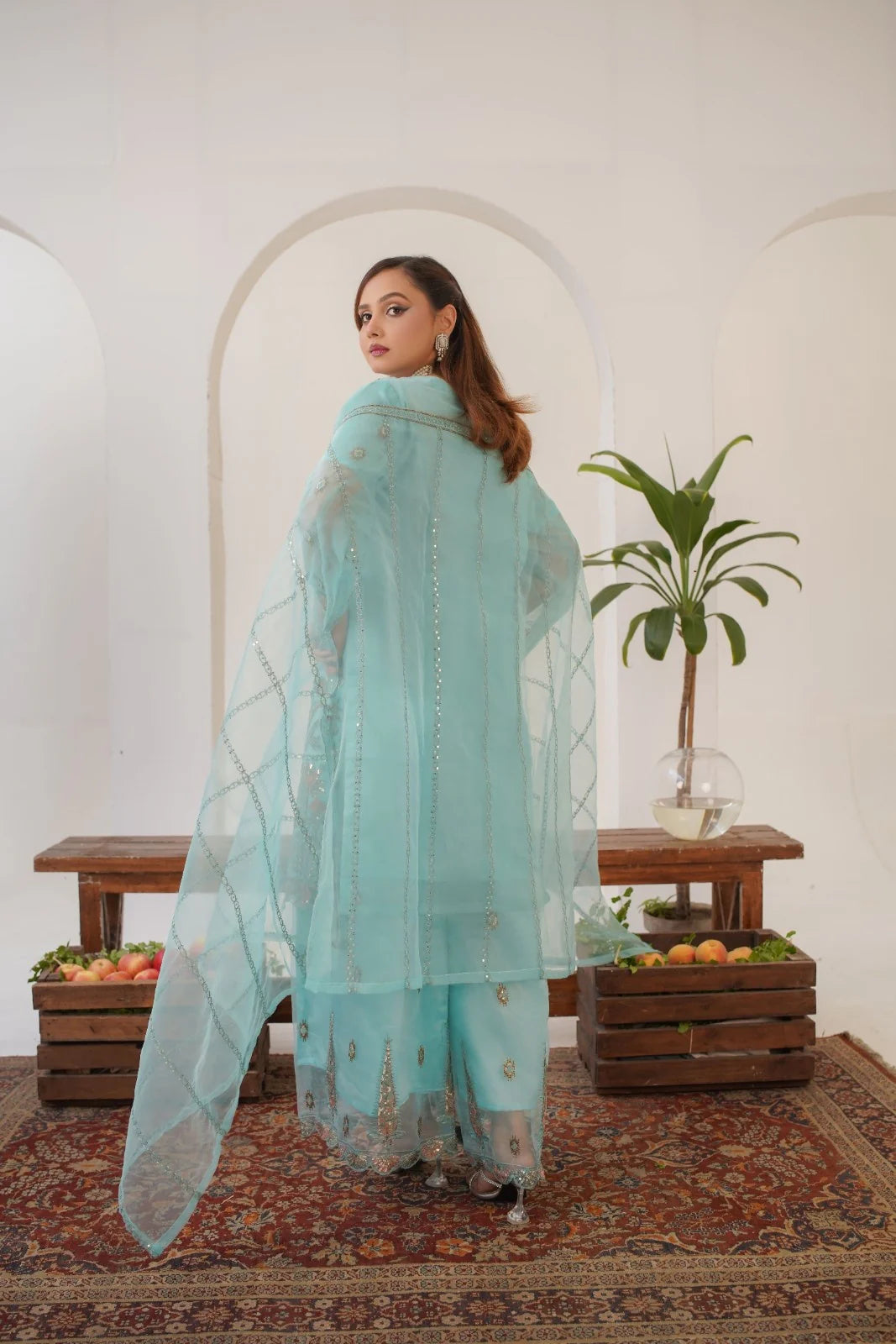 Payal SeaGreen (Stitched 3 Pcs)