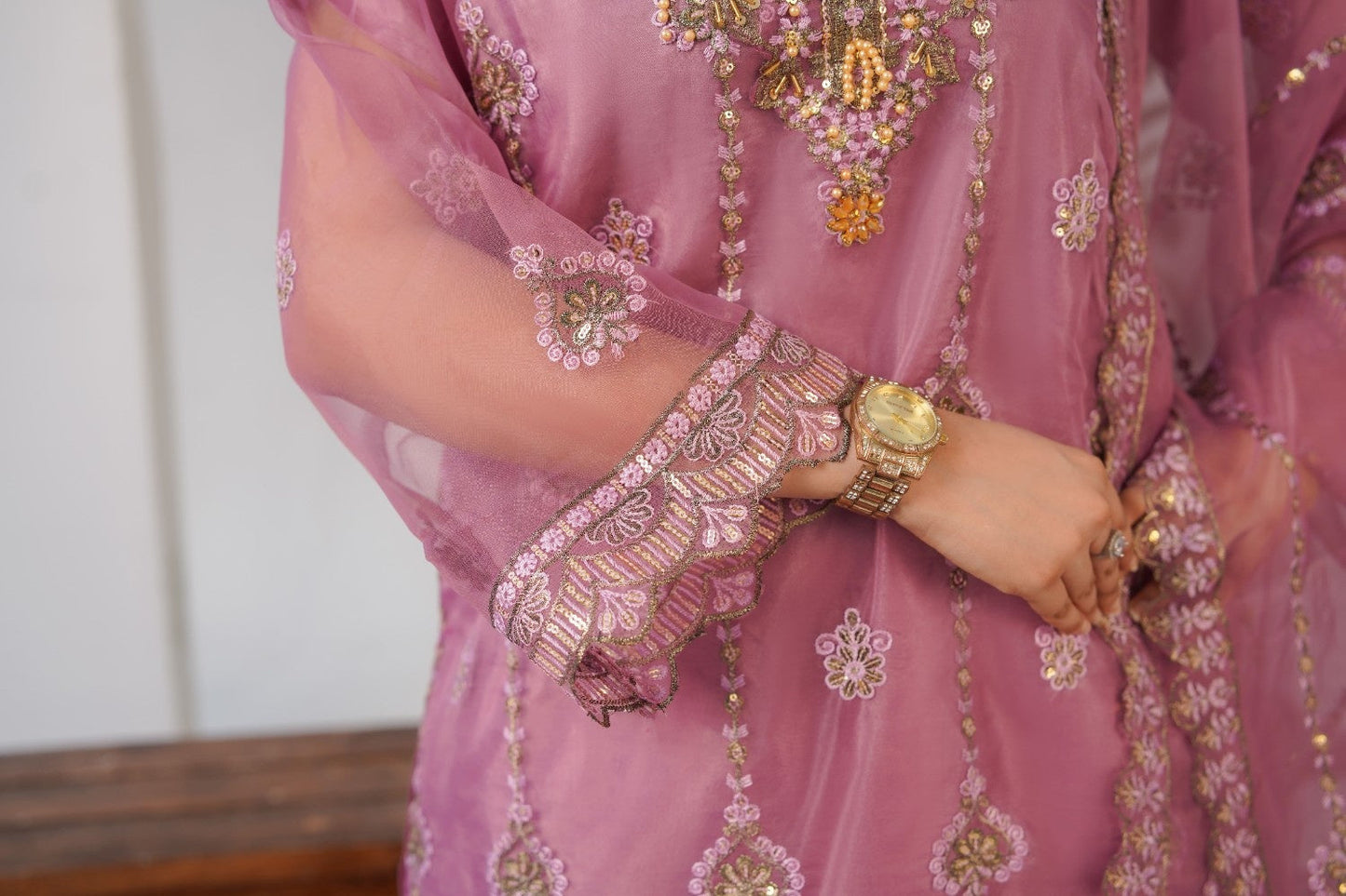 Kajal Pink (Stitched 3 Pcs)