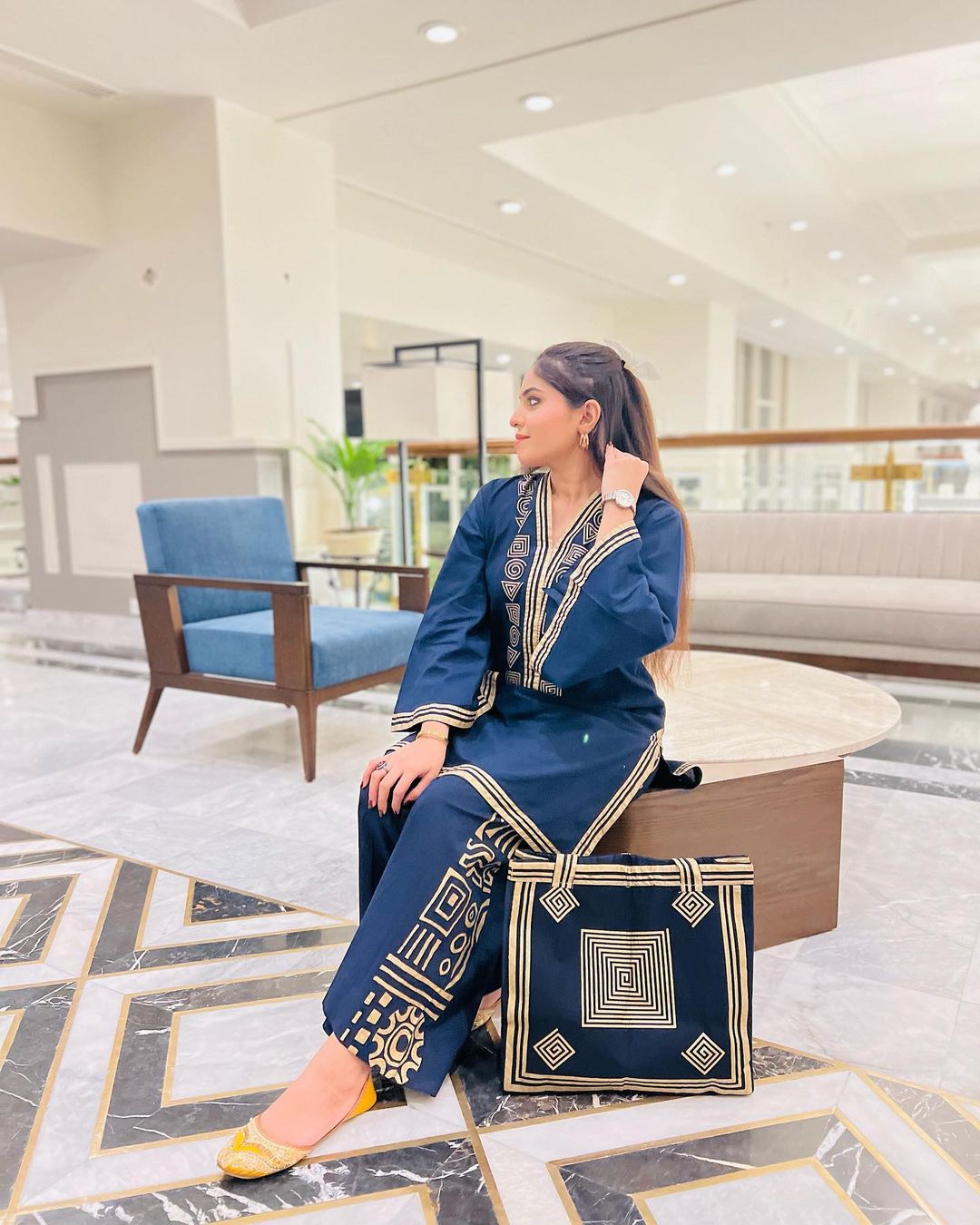 Tote Easy Breezy + Bag - (Stitched 3 Pcs)