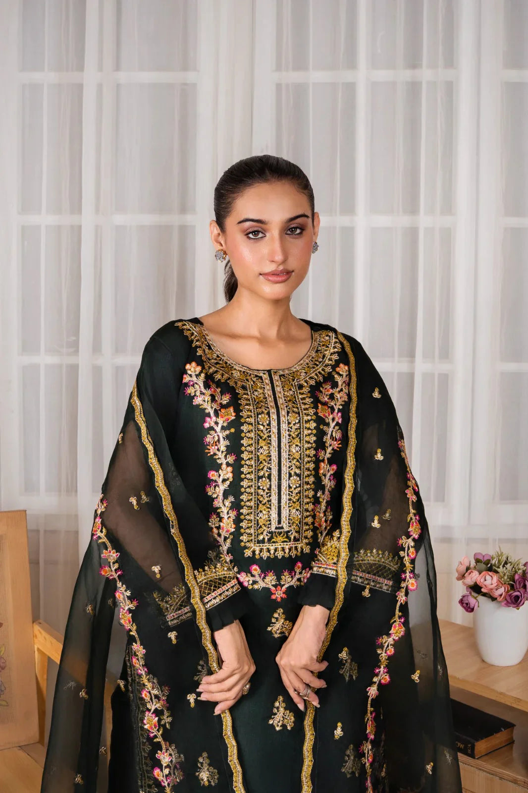 Mehrou (Stitched 3 Pcs)