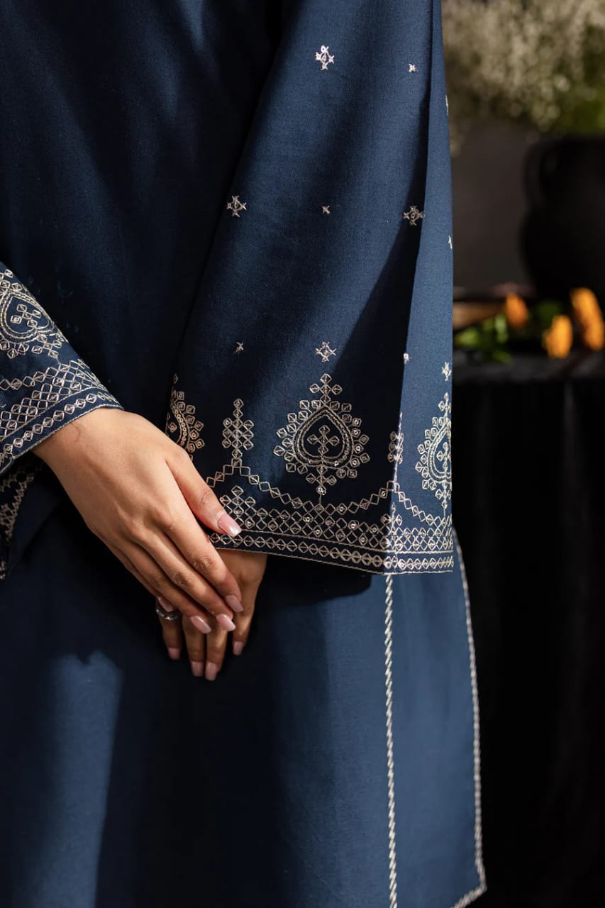 Sage Blue (Stitched 2 Pcs)